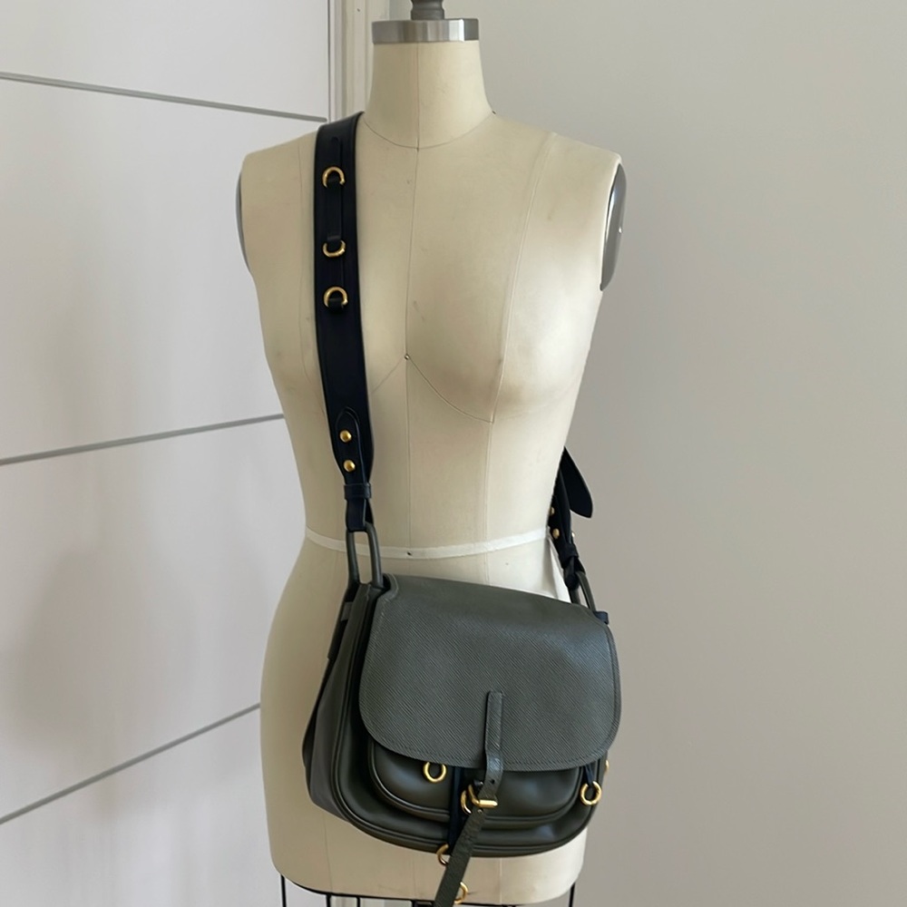 Prada olive green corsaire bag